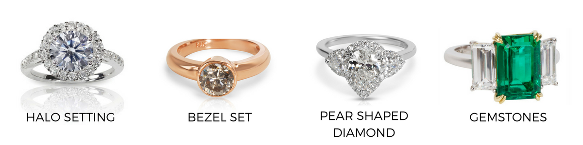 ideas for engagement ring upgrade