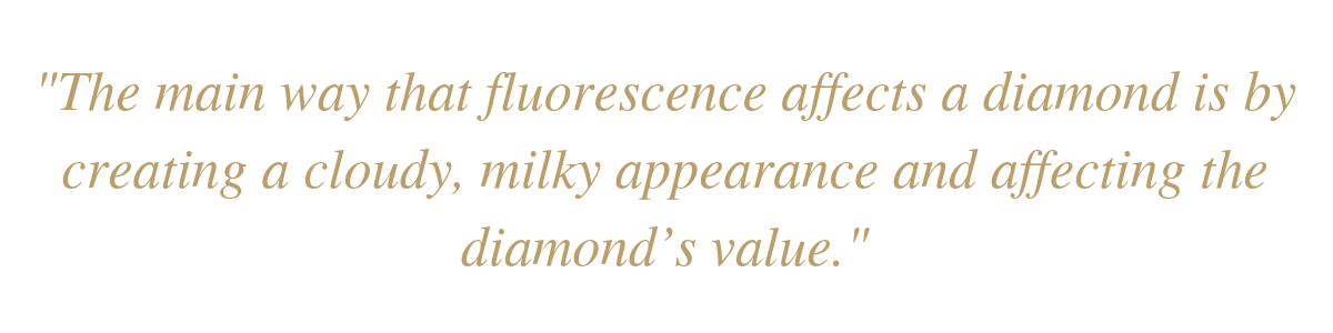 what is diamond fluorescence