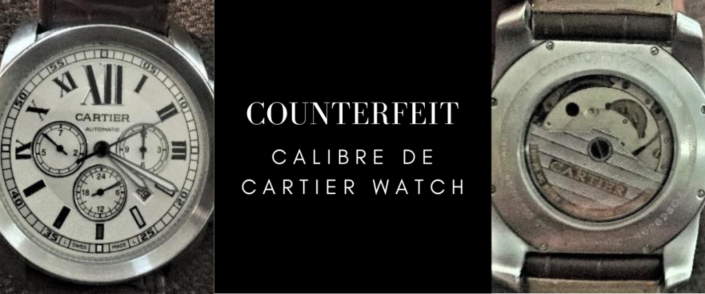 Counterfeit Calibre Cartier Watch