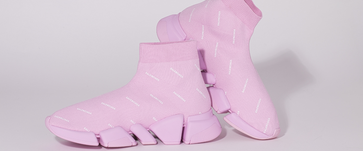 resale Balenciaga pink sneaker